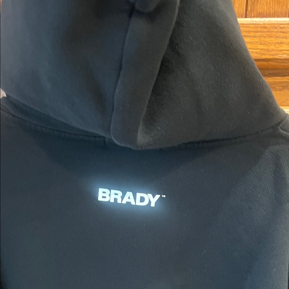 BRADY Black Hoodie NWT Size Medium - Picture 7 of 8